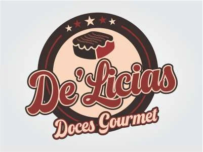 Logotipo De'Licias Doces criado pela ArtSector