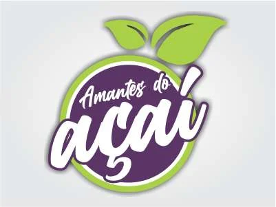 Logotipo Amantes do Açaí criado pela ArtSector
