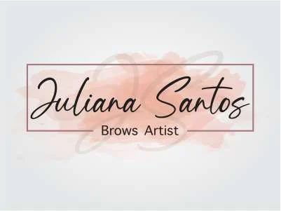 Logotipo Juliana Santos criado pela ArtSector
